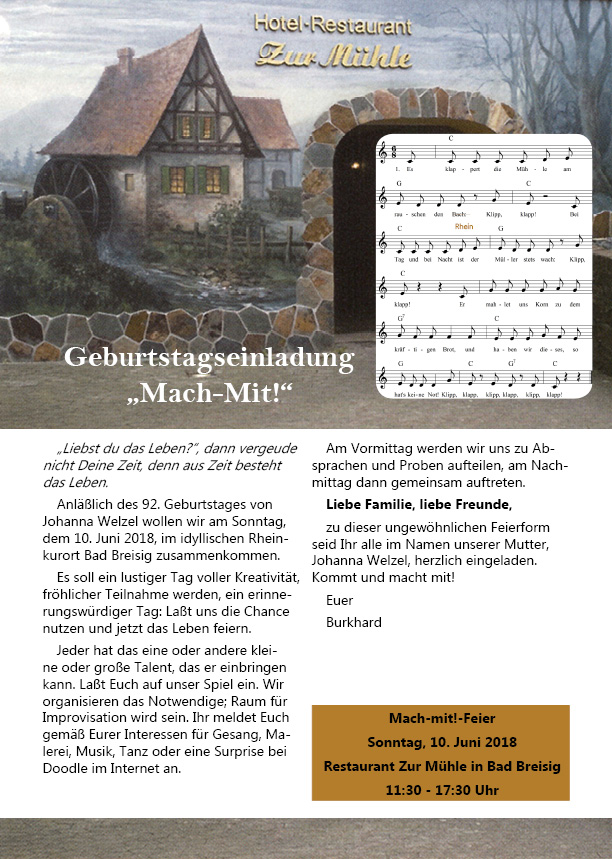 92. Geburtstag Johanna Welzel 2018_Einladung_1